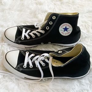 CONVERSE Black High Top Allstars Sneakers